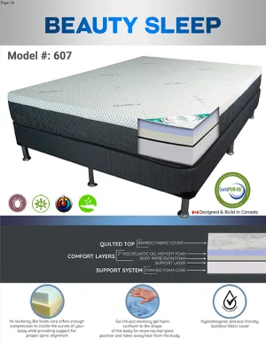 10" Memory Foam Mattress- Super Soft- Model Beauty Sleep