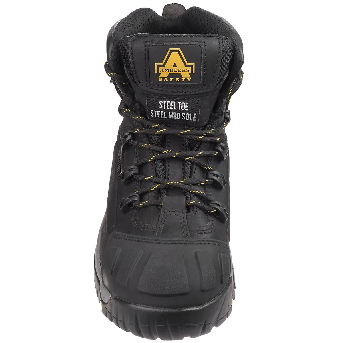 Amblers Safety Boots Mens Standard Fit 	Black Waterproof Steel Toe Size 13