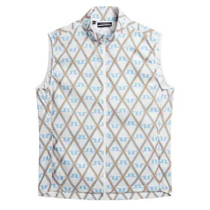 Ash Light Packable Vest Print Little Boy Blue Diamond - AW23