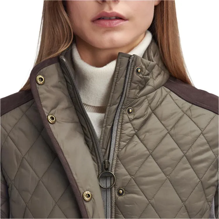 Barbour Ladies Highfield Quilt Jacket - Winter Moss/Classic