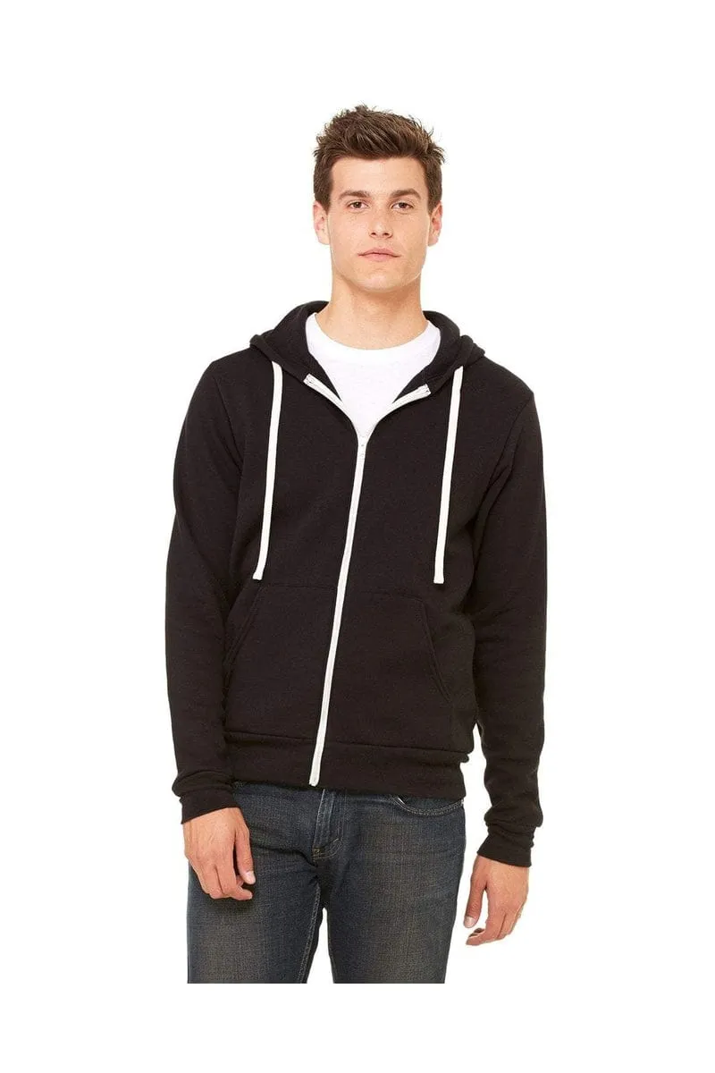 Bella Canvas 3909: Unisex Triblend Sponge Fleece Full-Zip Hoodie