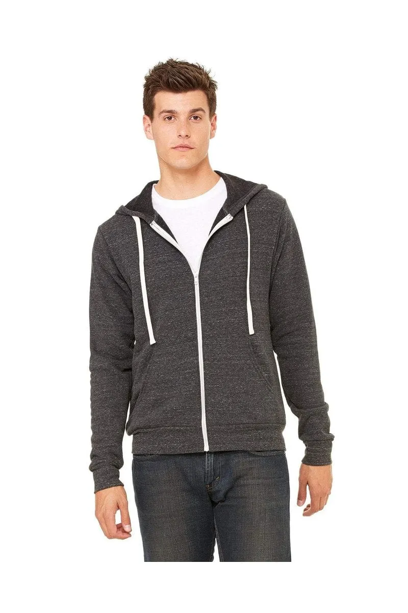 Bella Canvas 3909: Unisex Triblend Sponge Fleece Full-Zip Hoodie