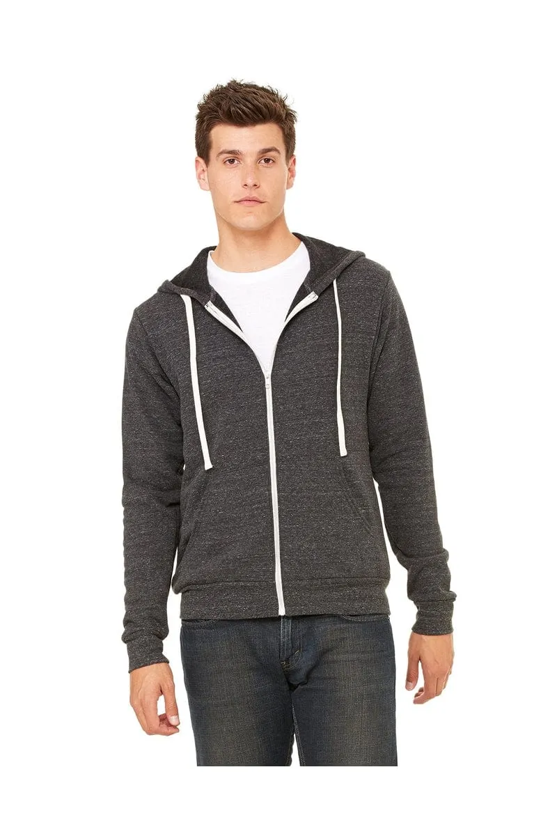 Bella Canvas 3909: Unisex Triblend Sponge Fleece Full-Zip Hoodie