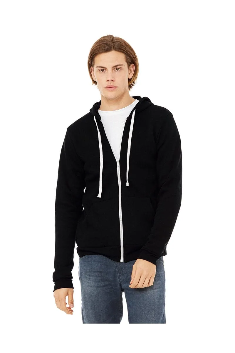 Bella Canvas 3909: Unisex Triblend Sponge Fleece Full-Zip Hoodie