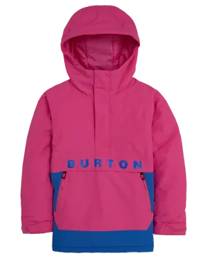 Burton Kids' Frostner 2L Anorak Snow Jacket - Fuchsia Fusion/Amparo Blue