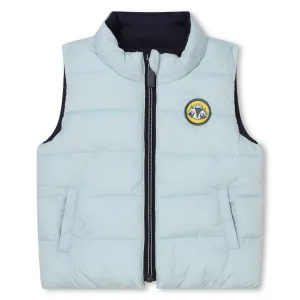 Carrement Beau Puffer Jacket Sleeveless Navy Green