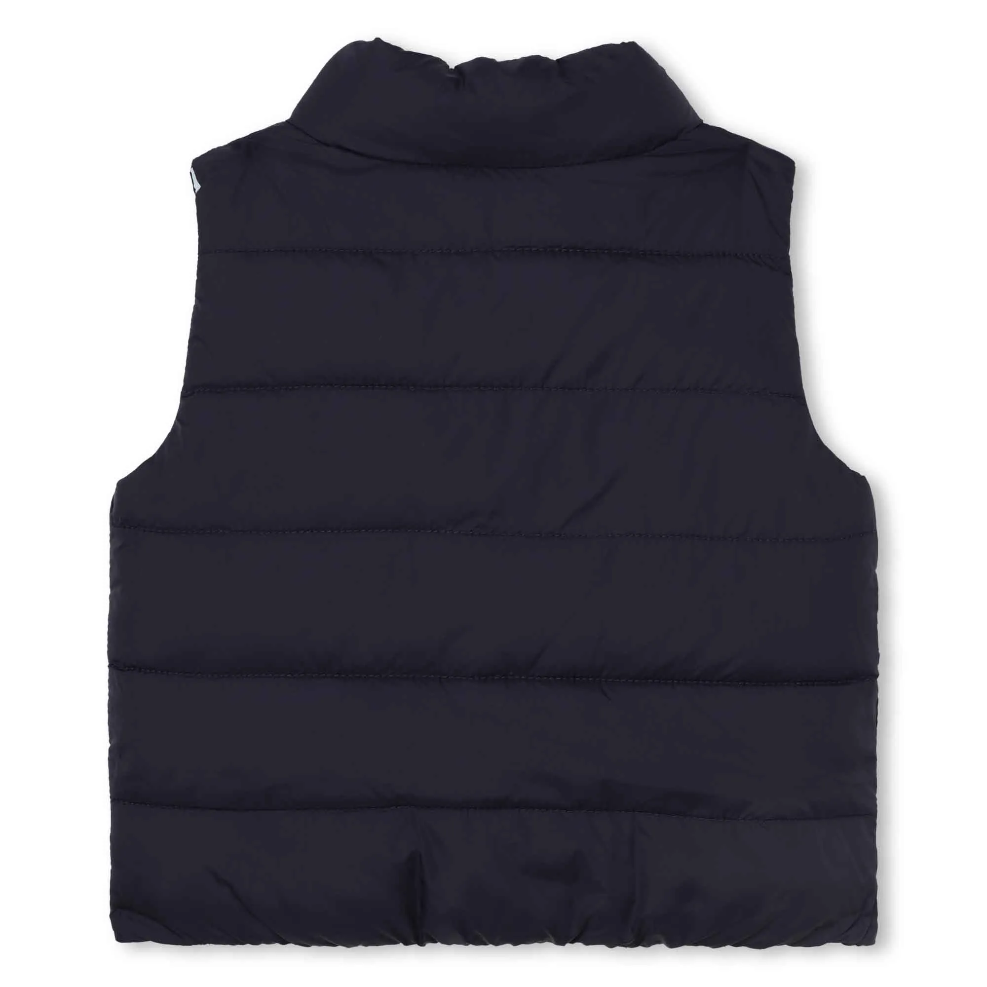 Carrement Beau Puffer Jacket Sleeveless Navy Green