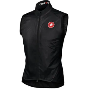 Castelli Mens Leggero Rain Vest - Black