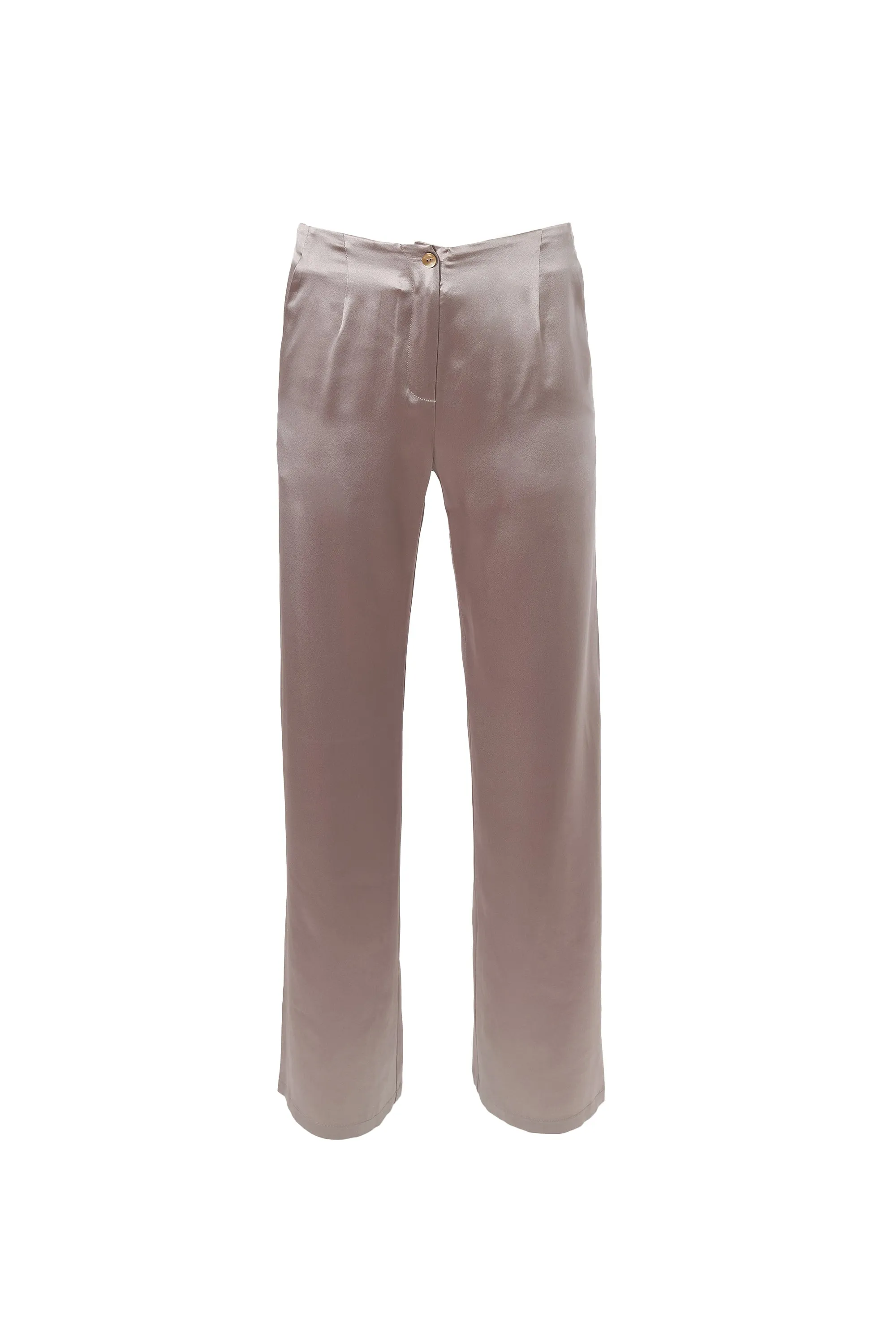 Classic Straight Leg Pants In Rosy Pink