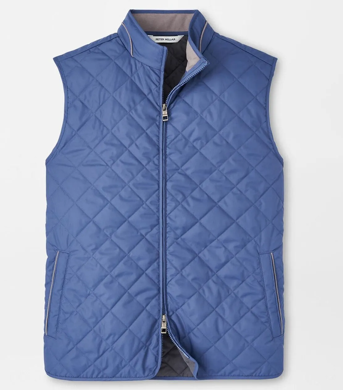 Essex Quilted Travel Vest in Galaxy by Peter Millar