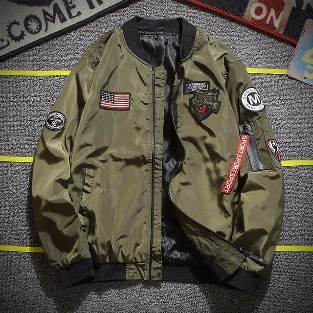 Face Off Motorcycle Bomber Jacket