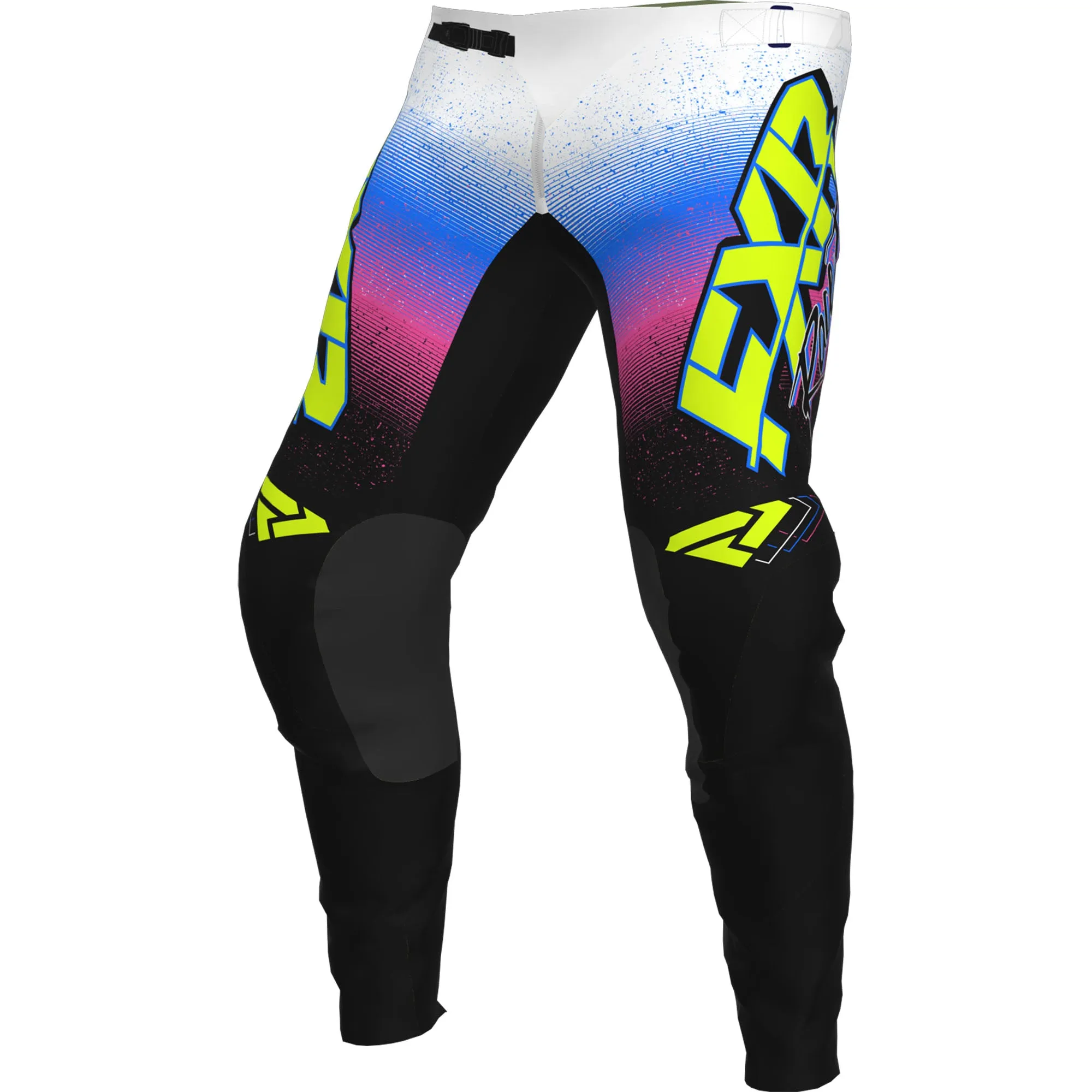 FXR  Retro Youth Podium MX Pants Lightweight Stretch Fabric Flexible Comfort