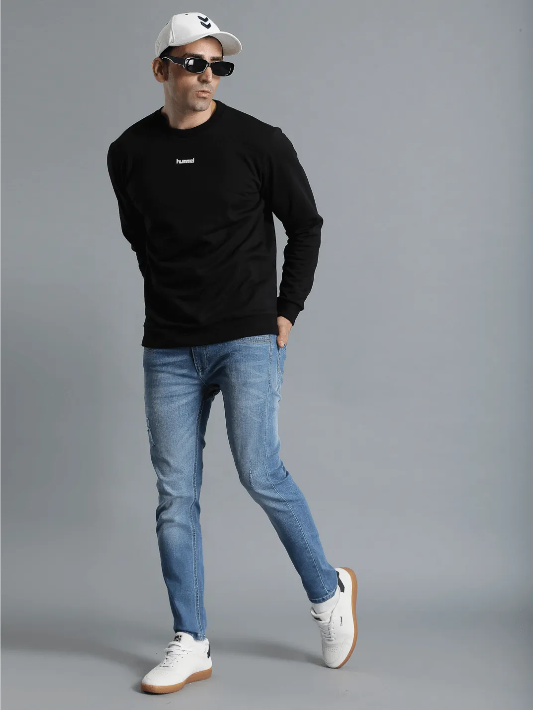 Galip Men's Solid Regular Fit Round Neck Cotton Rich Sweatshirt Comfortable soft Fabric for Everyday Use Ideal for Casual wear