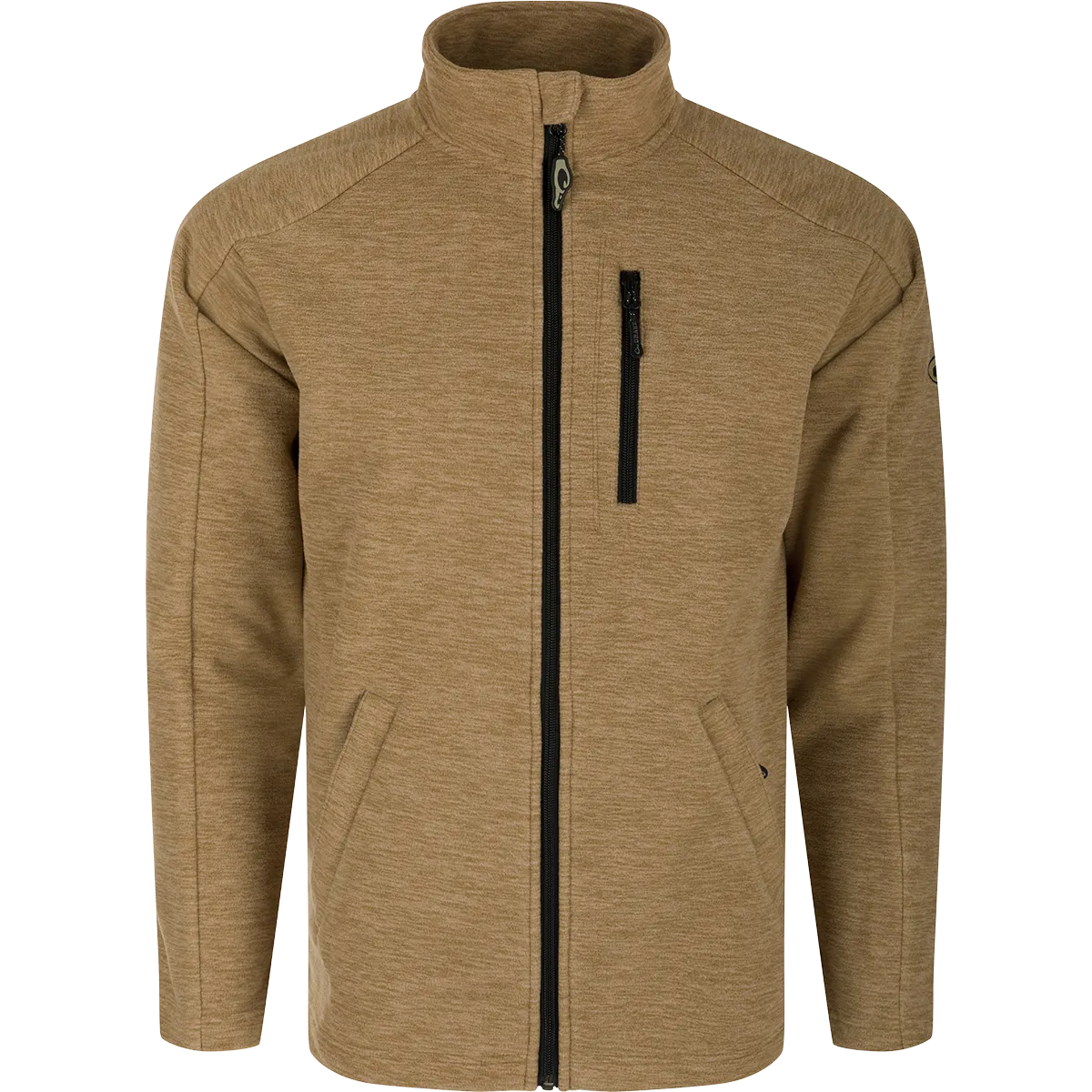 Heathered Windproof Full Zip