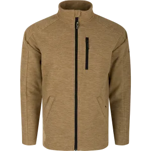 Heathered Windproof Full Zip