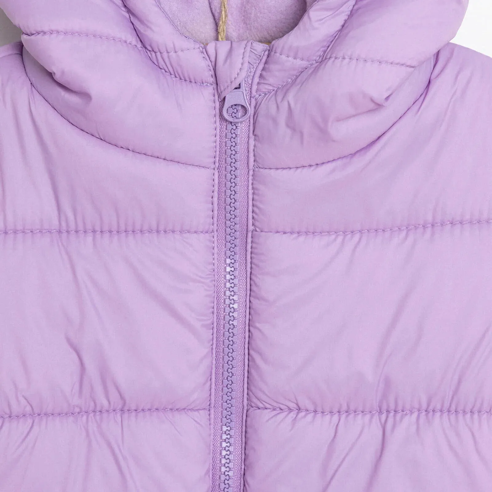 HelloBaby Basic Eared Hoodie Coat - Lilac