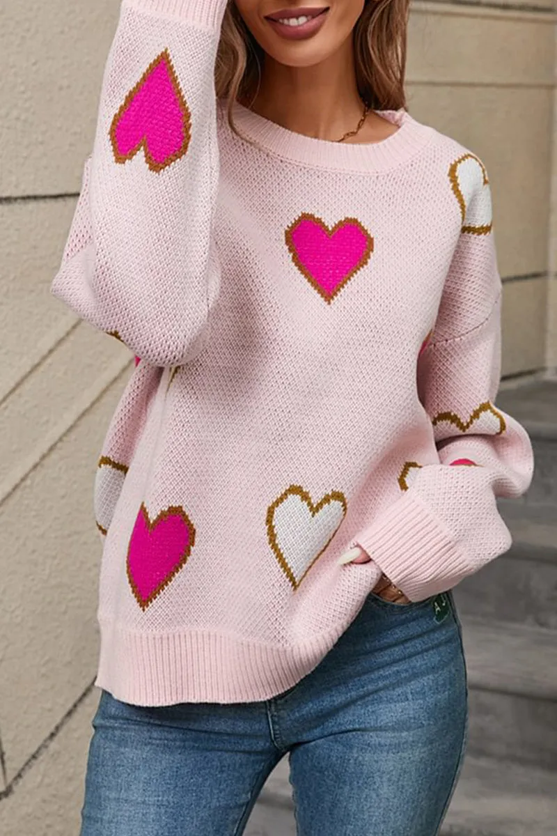 HTS1312 Sweetheart Knit Sweater