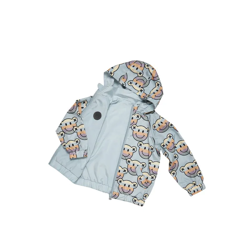 Huxbaby Smile Bear Reversible Rain Jacket