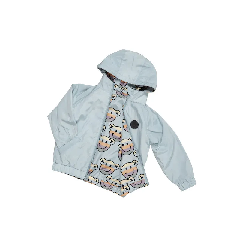 Huxbaby Smile Bear Reversible Rain Jacket