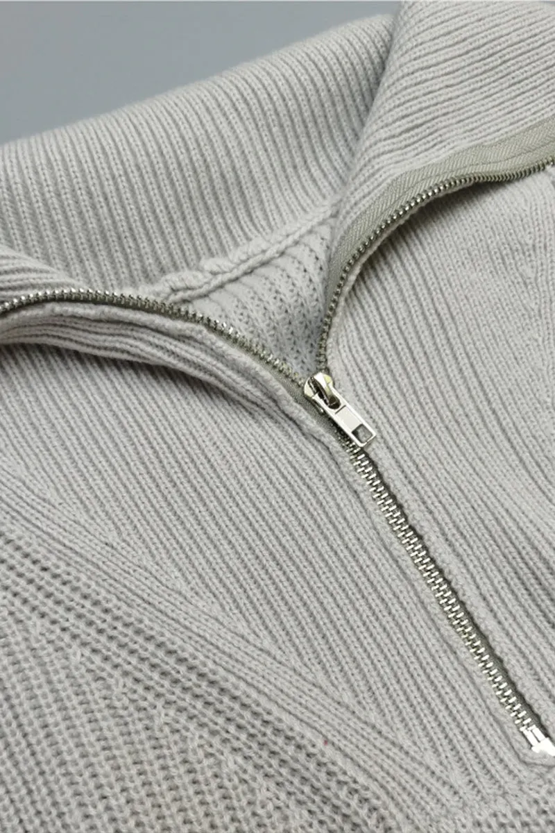 HWT1120 Effortless Zip-Up Sweater