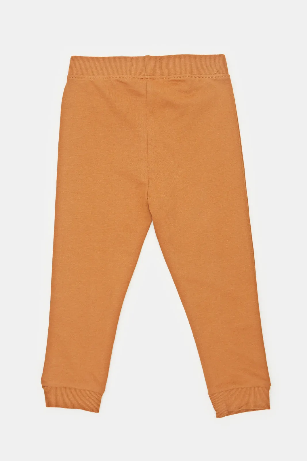 Infant Boys Rust Plain Active Pants