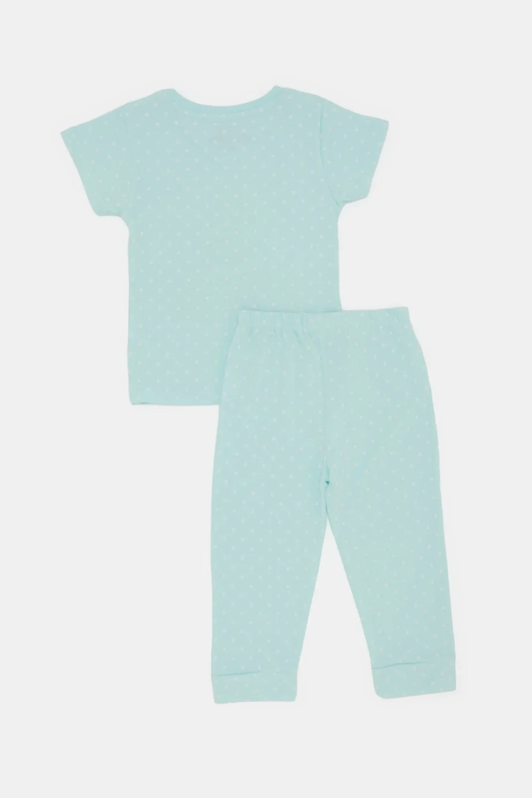 Infant Girls Blue My Bedtime Is Flexible Pyjama Set (2 Piece)