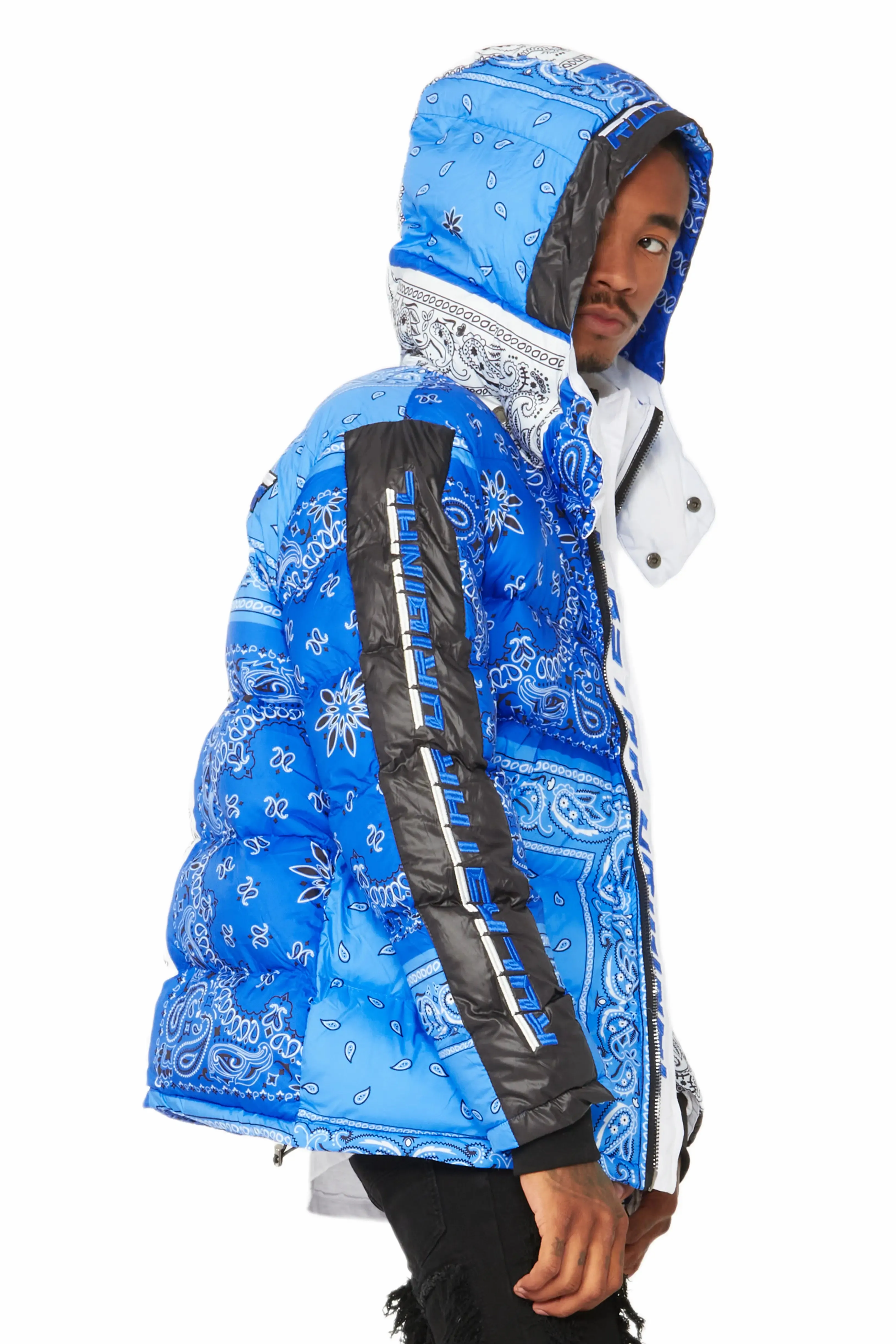 Kyro Puffer Jacket- Blue