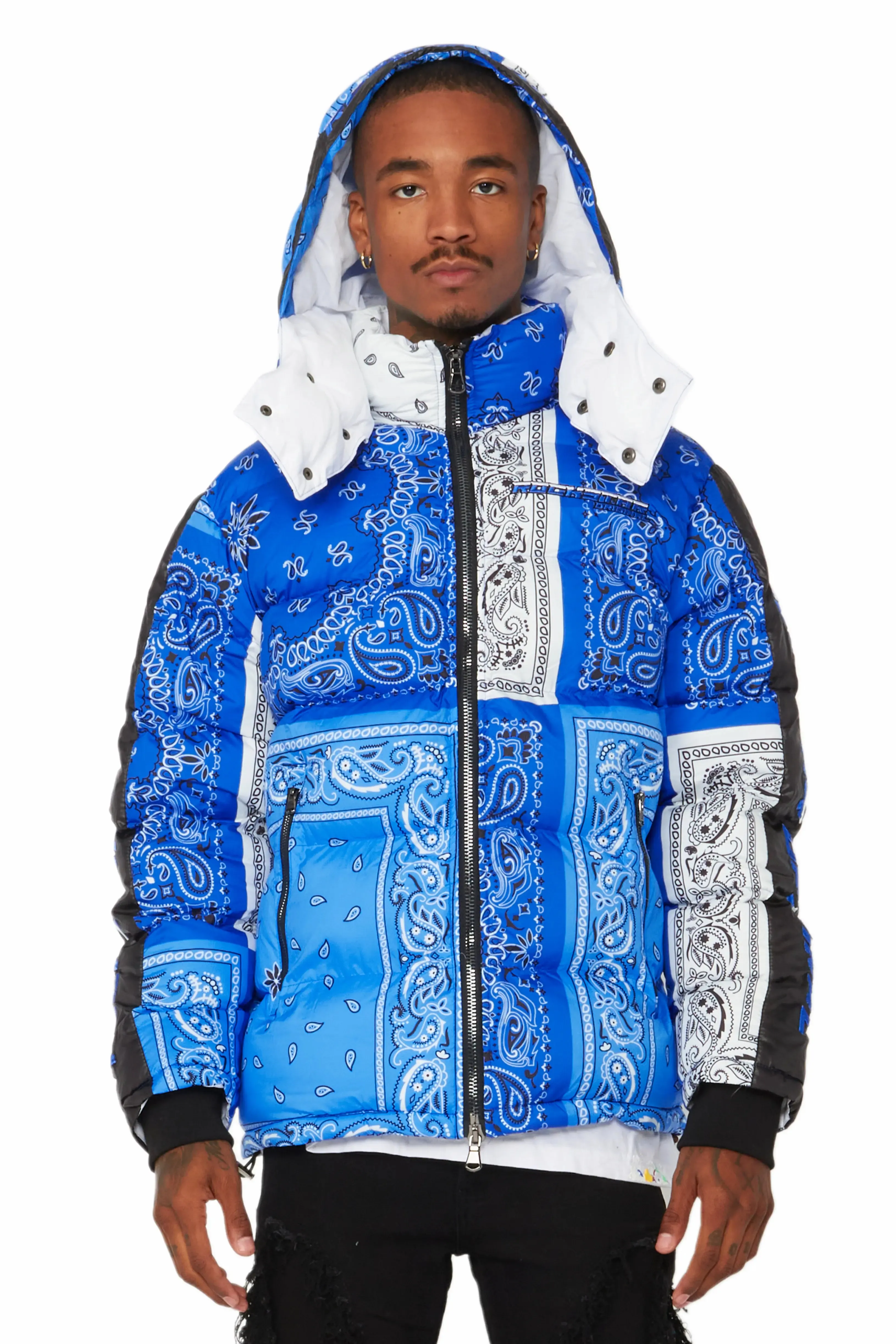 Kyro Puffer Jacket- Blue