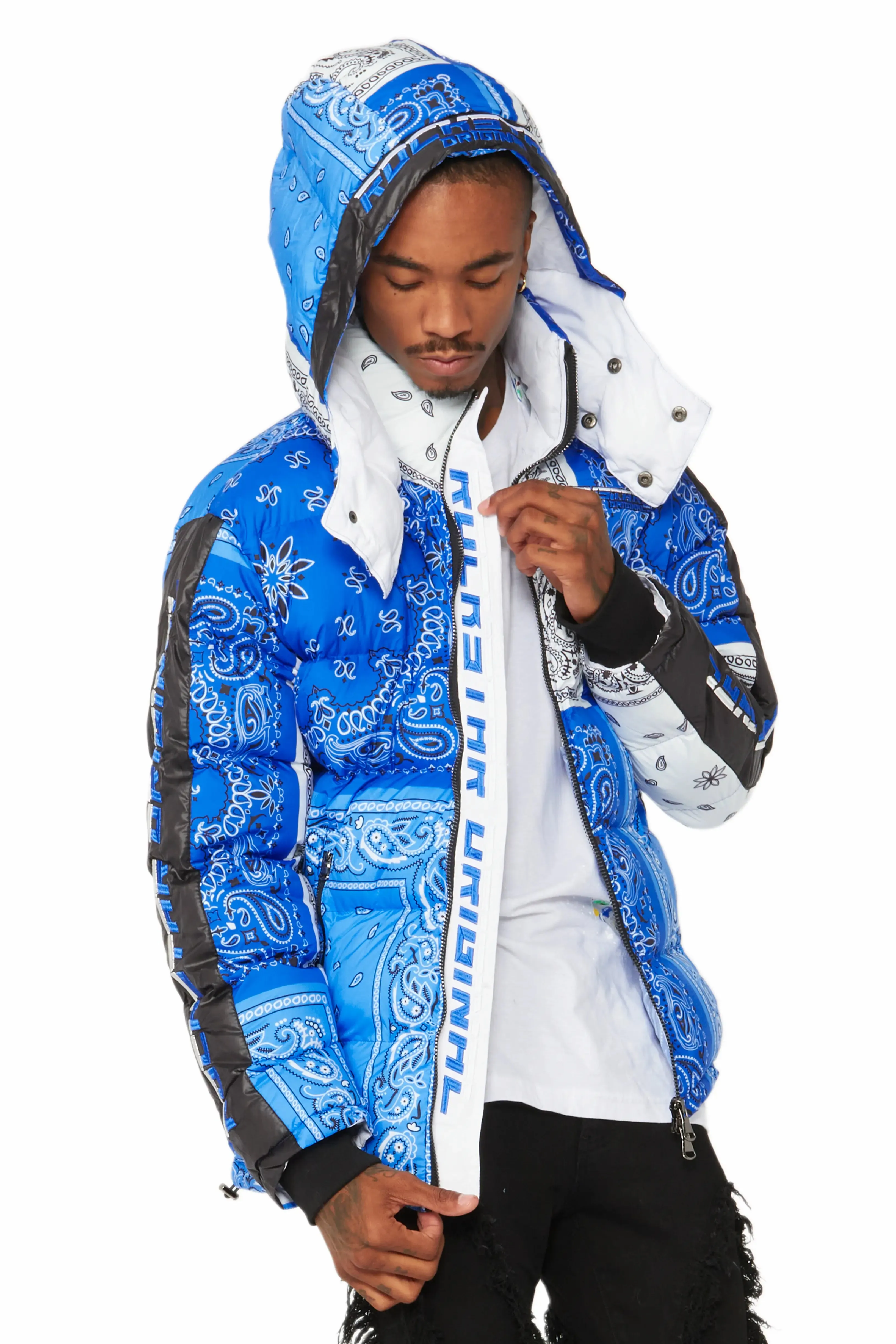 Kyro Puffer Jacket- Blue