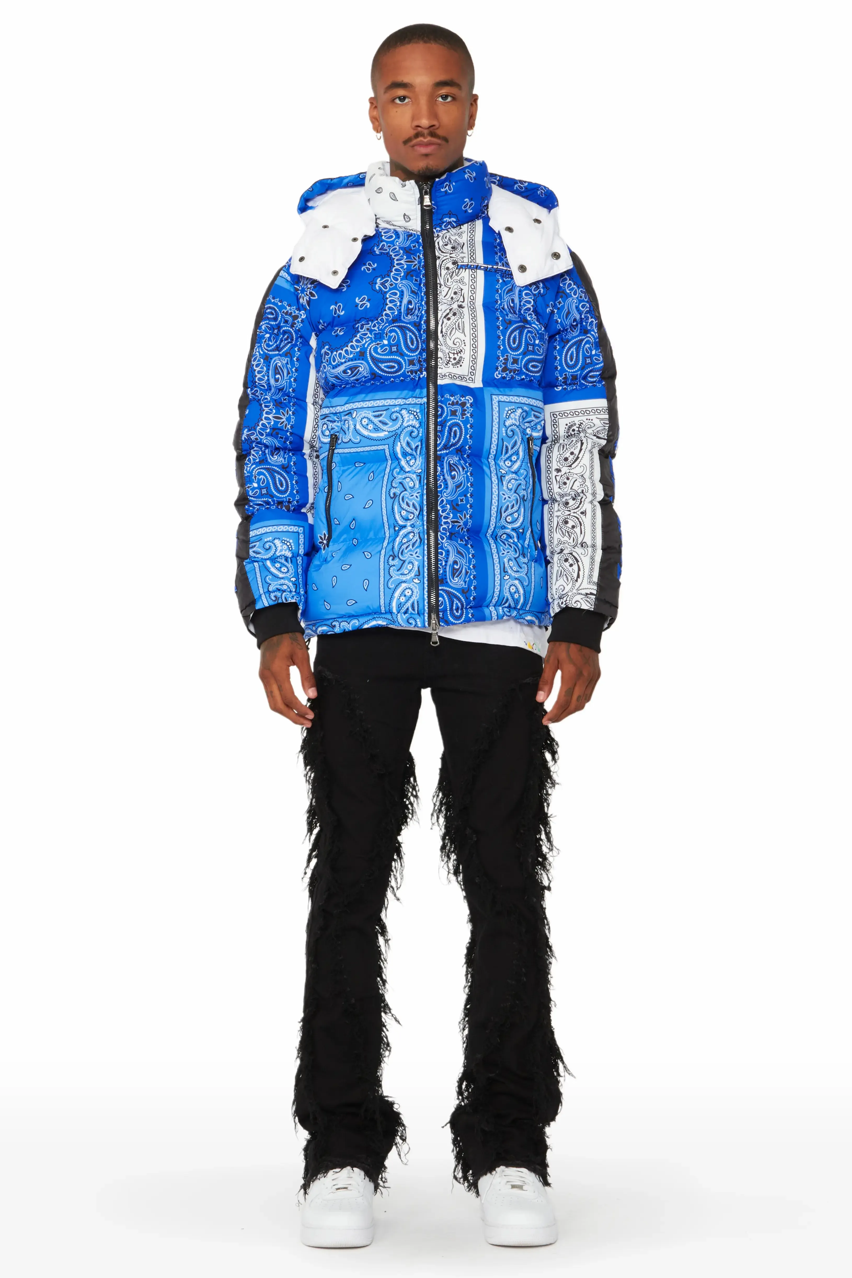 Kyro Puffer Jacket- Blue