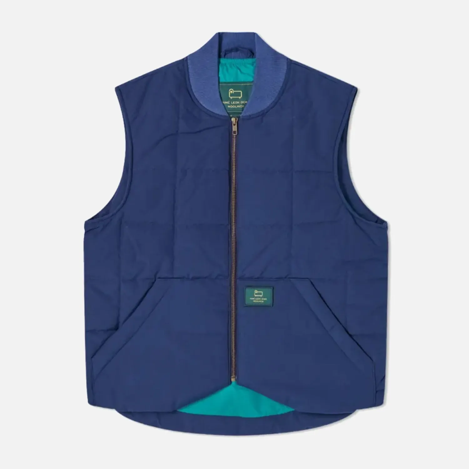 Men's  Aimé Leon Dore x Woolrich Shell Gilet - Blue