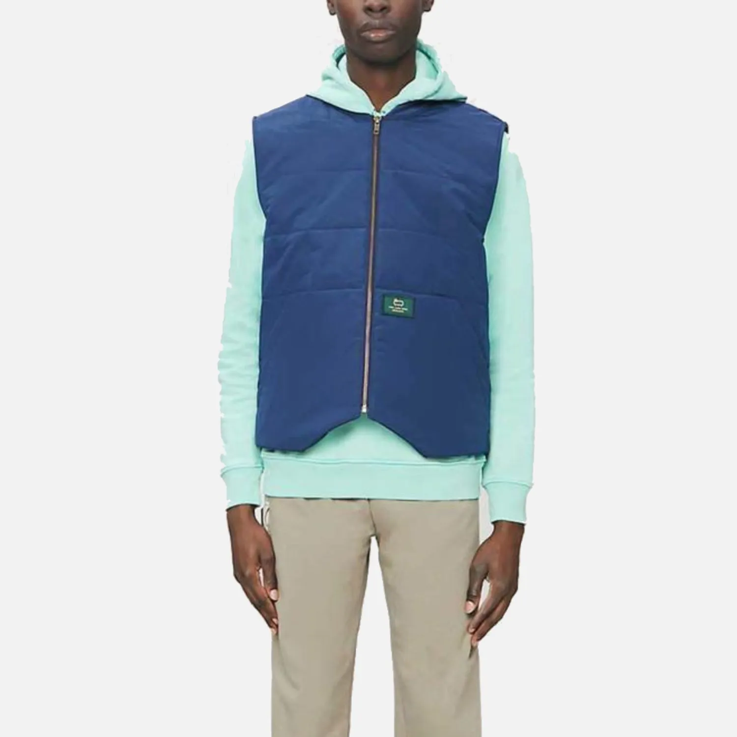 Men's  Aimé Leon Dore x Woolrich Shell Gilet - Blue