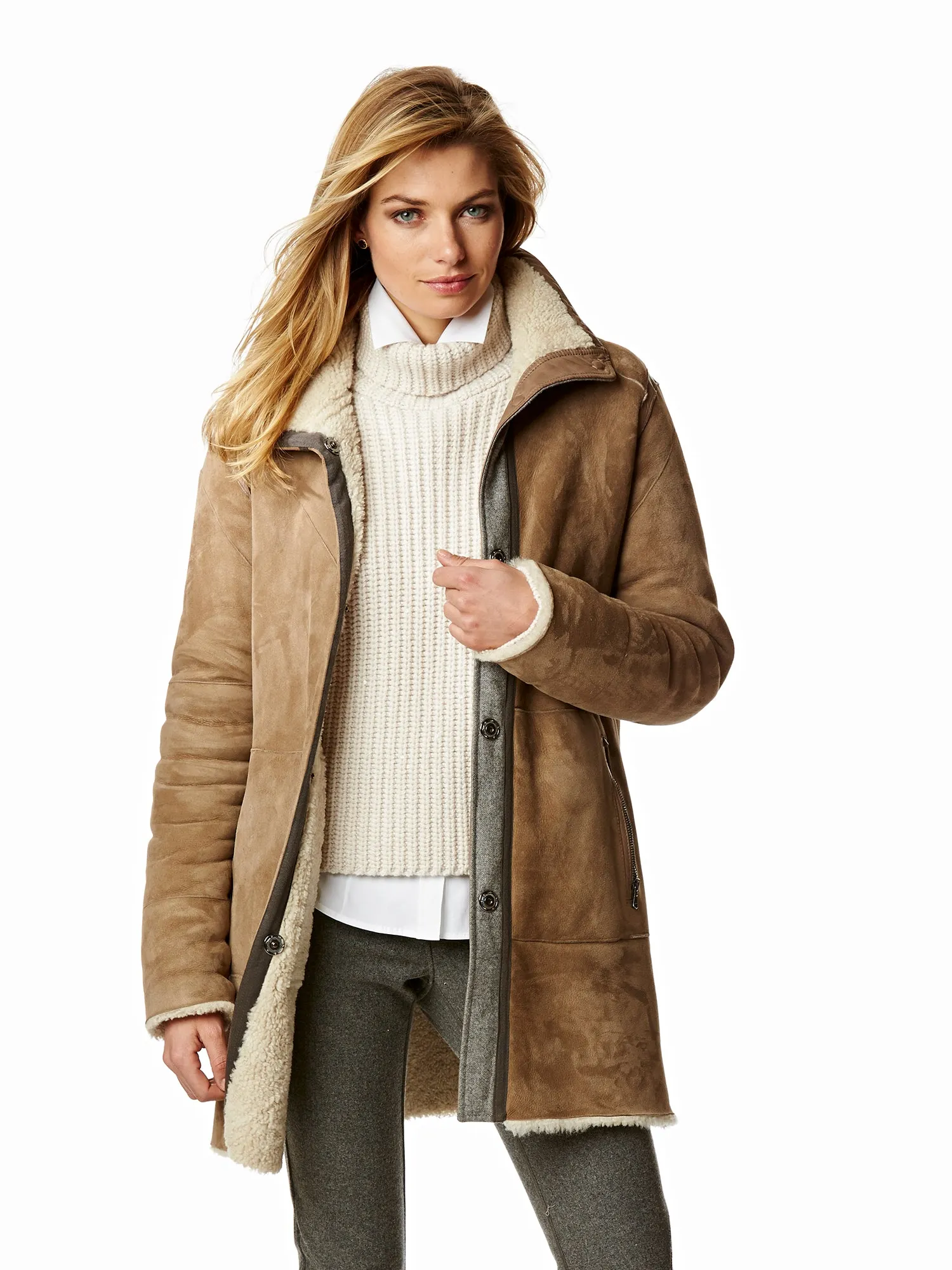 Milena Shearling Coat