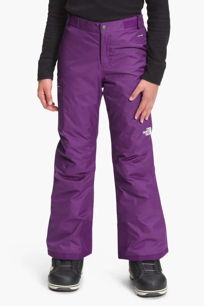 North Face Freedom Insulated Kids Snow Pants - Gravity Purple