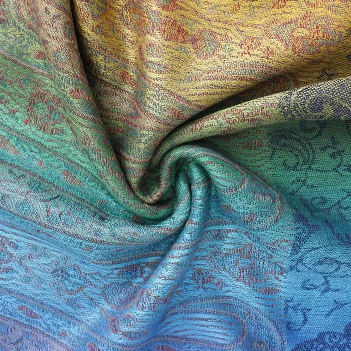 Pashmina Rainbow Paisley Scarf for Women