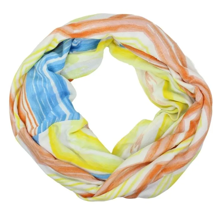 Patterned Jersey Infinity Scarf