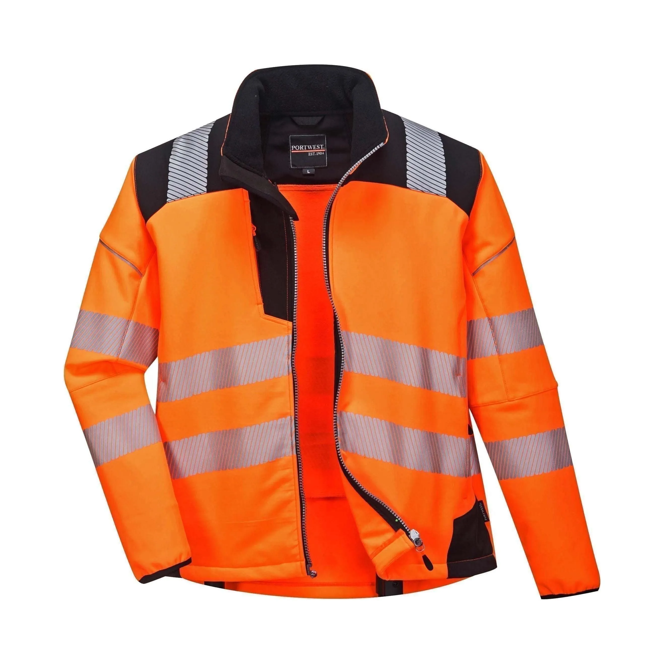 Portwest T402 Hi-Vis PW3 Softshell Jacket