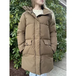 Quartz Co. Chloe Hooded Down Winter Jacket - Size Medium