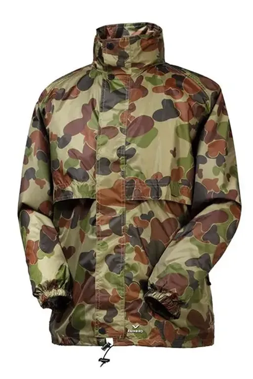 Rainbird Unisex Stowaway Jacket <br> 8004 Camo Print