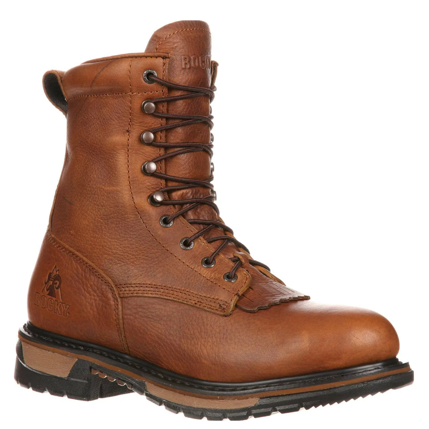 Rocky Men's Original Ride Lacer WP Western Boot - Tan Pitstop FQ0002723