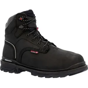 Rocky Men's Rams Horn 9" WP Comp Toe Met Guard Work Boot -Black- RKK0393