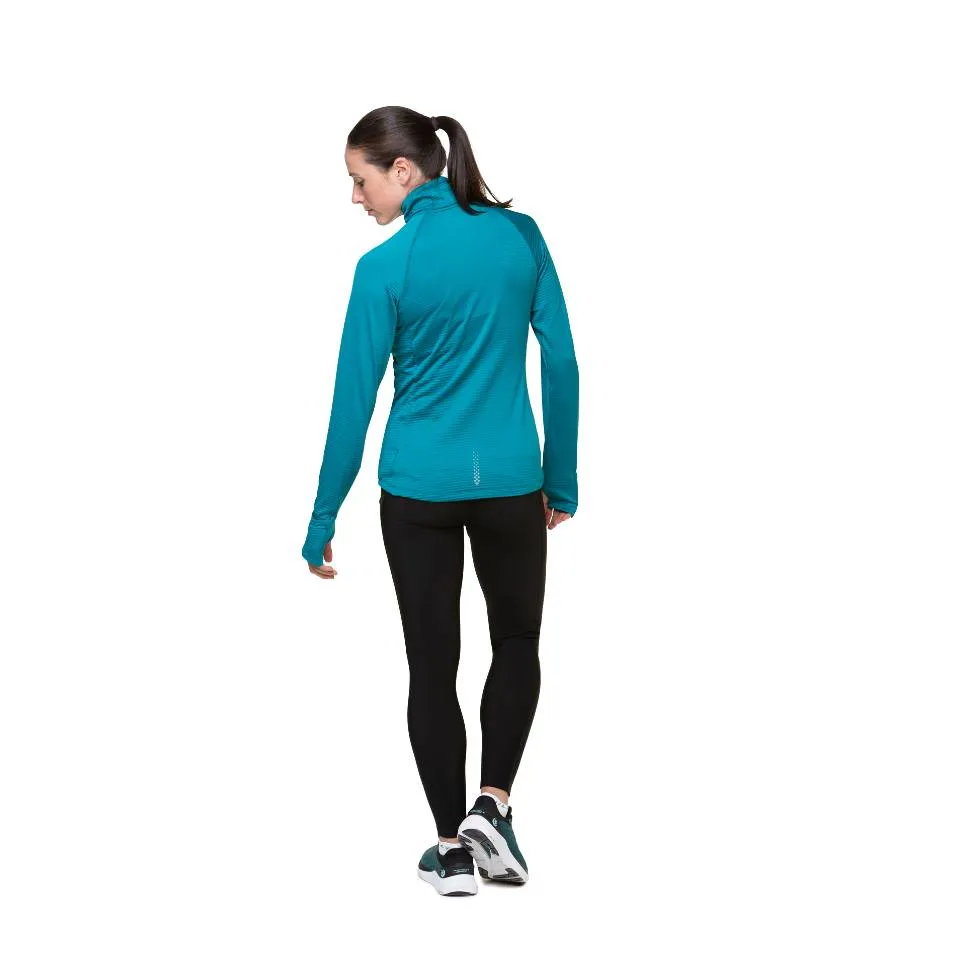 Ronhill Tech Winter Half Zip (Womens) - Marine/Acid