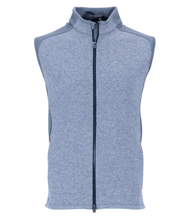 Sequoia Luxe Vest in Light Grey Heather by Greyson