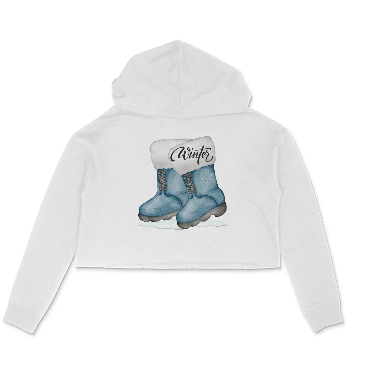 Snowboots - Female Crop Hoodies