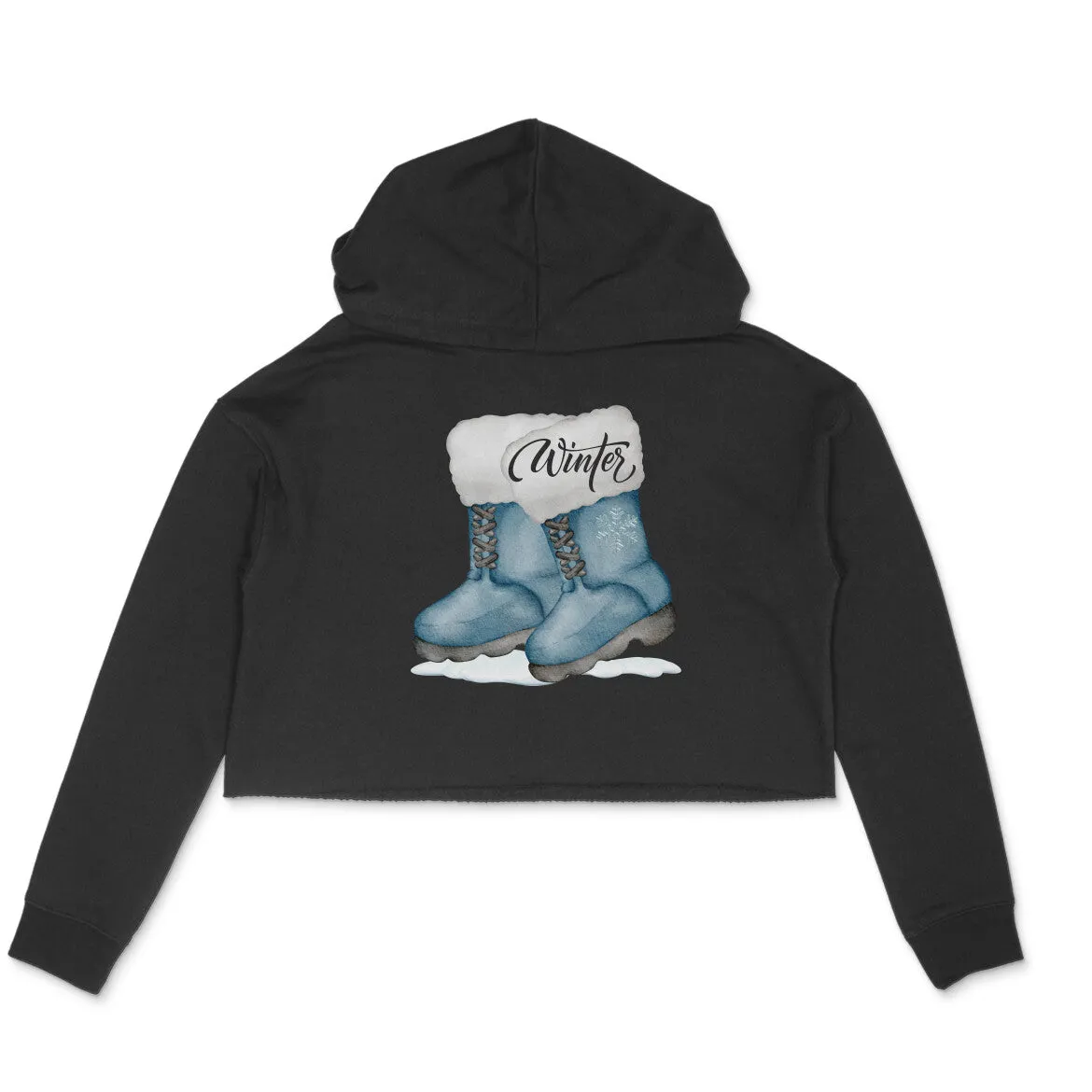 Snowboots - Female Crop Hoodies