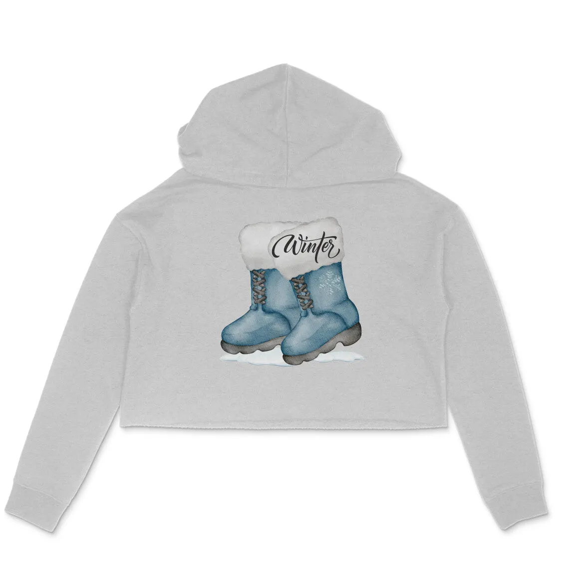 Snowboots - Female Crop Hoodies