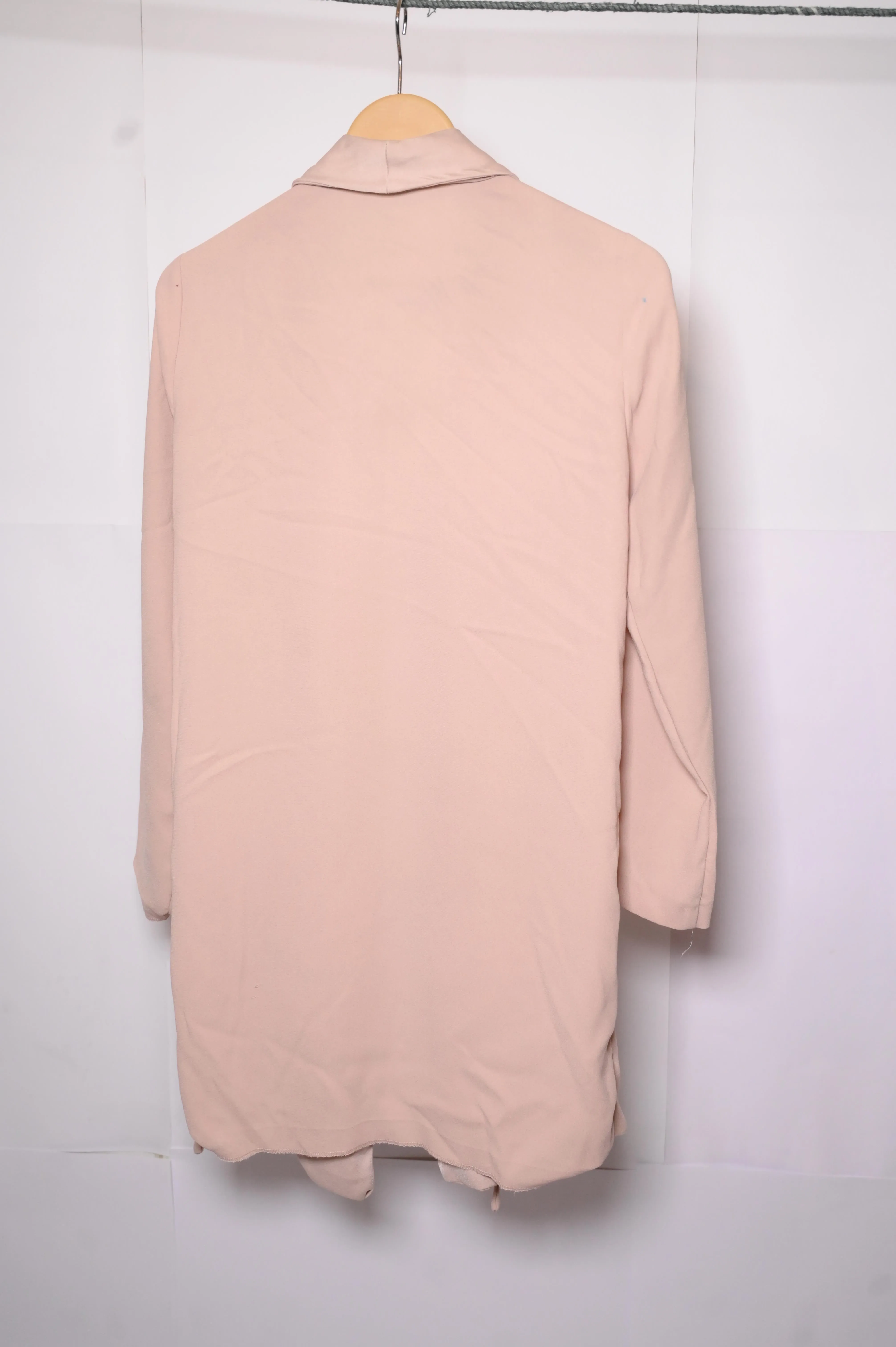 Soft Pink Polyester Shrug