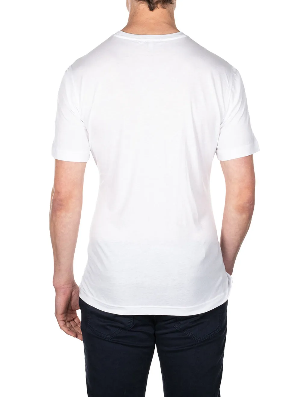 Summer Soft Pocket T Shirt White