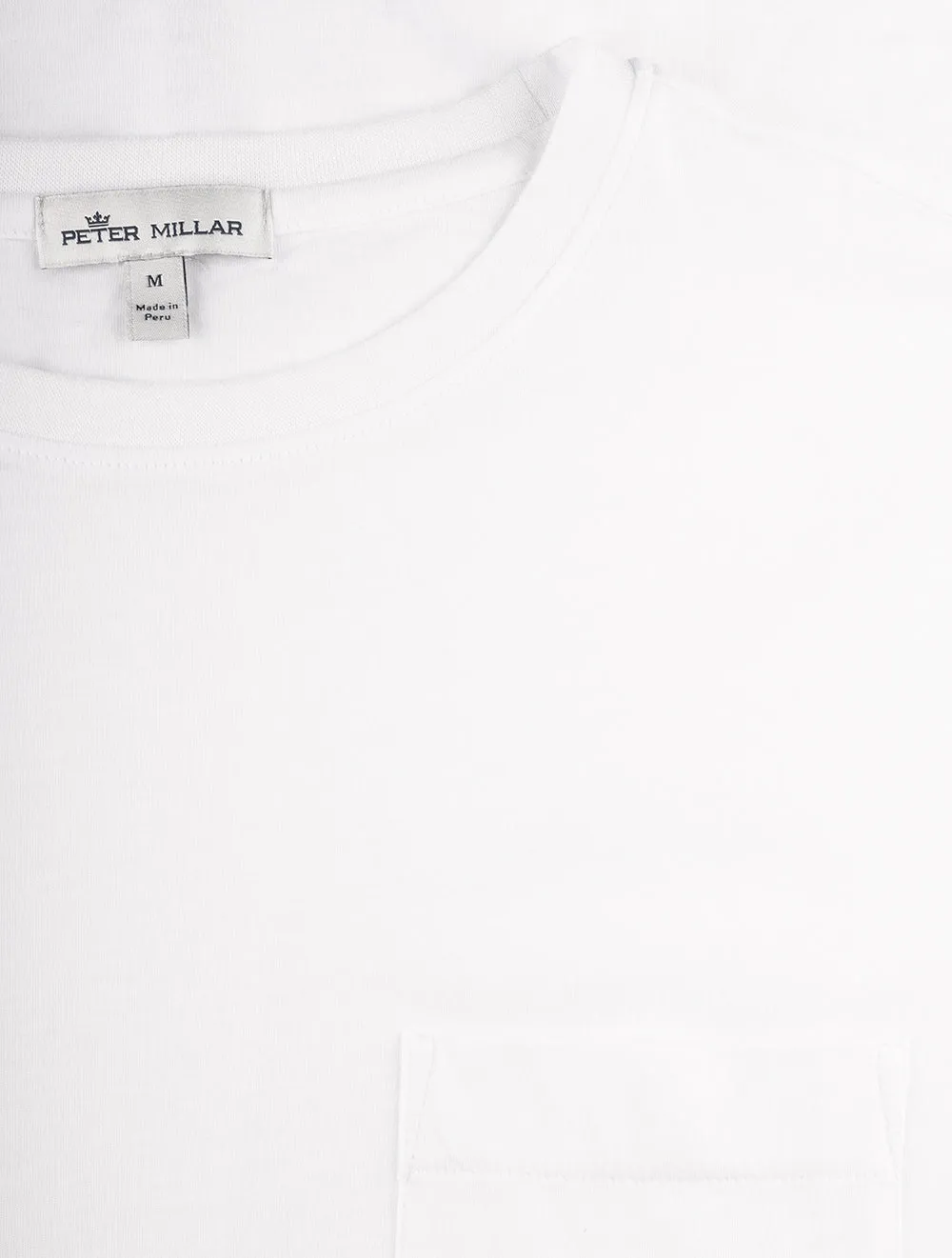 Summer Soft Pocket T Shirt White