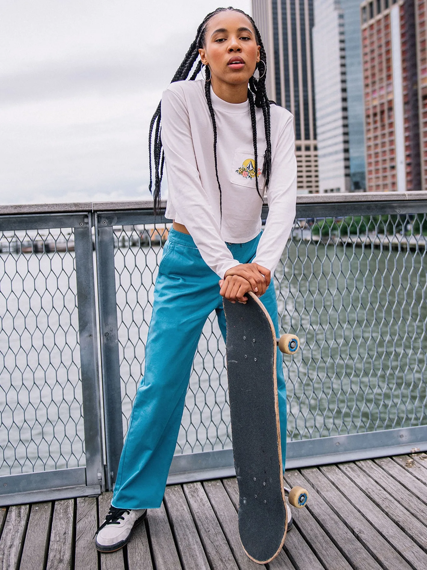 Thisthatthem Skate Pants - Harbor Blue